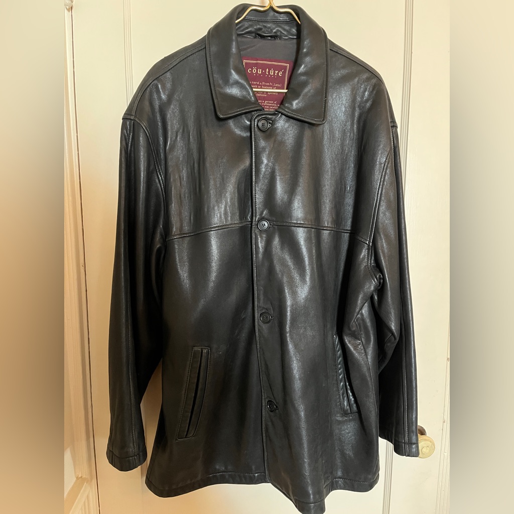Vintage Couture By J. Park Soft Lamb Leather Men’s Jacket